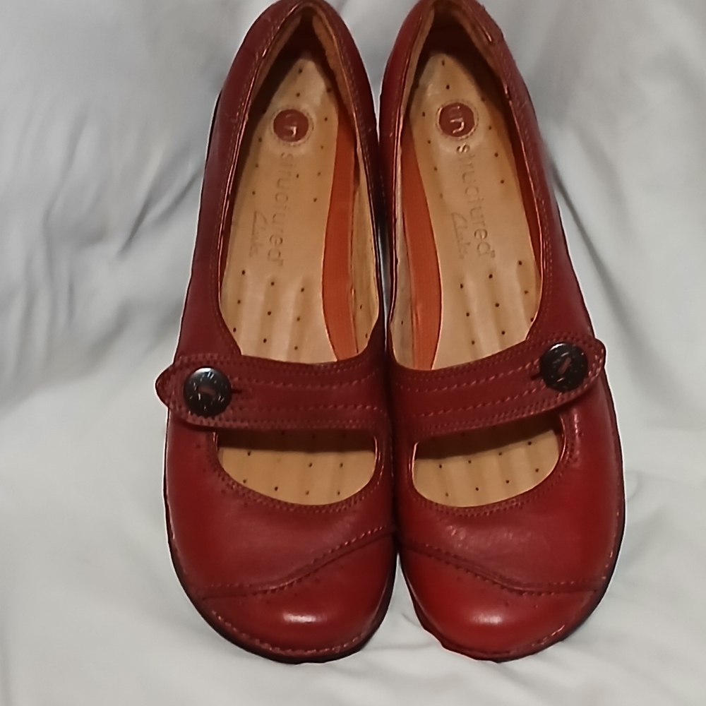 Structure Red Mary Jane Shoes